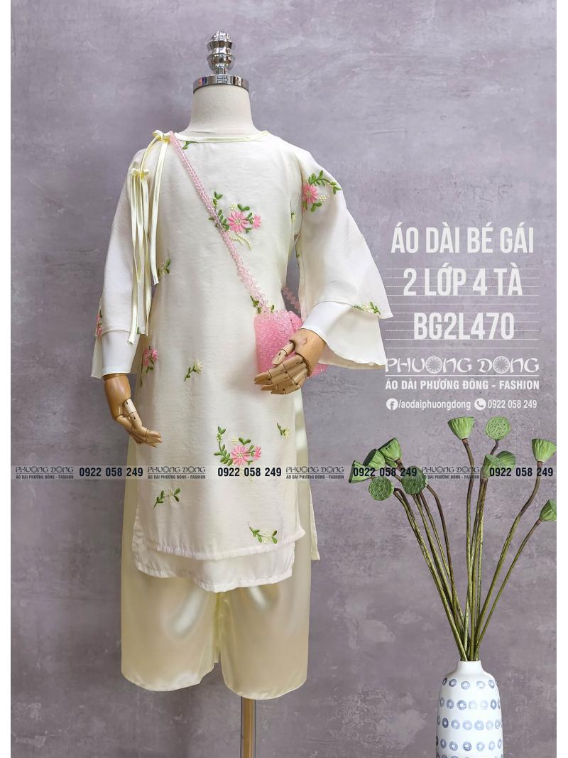 Áo Dài Cách Tân Bé Gái BG2L470